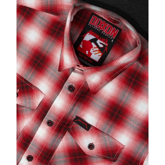 DIXXON Shirts Dixxon Flannel Metallica Collab Killem All Limited